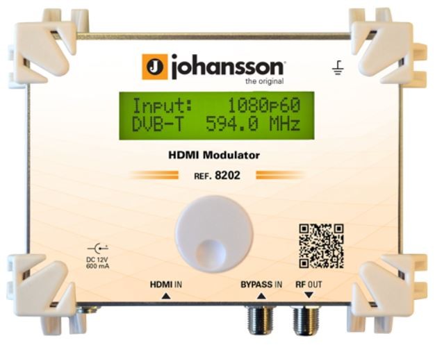 HDMI MODULATOR JOHANSSON 8202 DVB-T/C