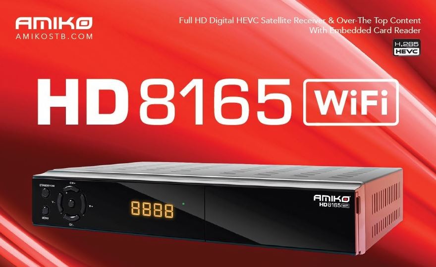AMIKO HD 8165 WiFi (S2) (H.265 - HEVC)