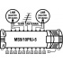 Multiprepínač pre 2 družice EMP-Centauri MS9/10PIU-5