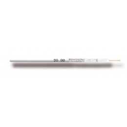 Koaxiálny kábel CAVEL DG80, PVC, 5mm, biely, ClassA+, 150m balenie