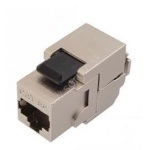 Samoinštalačný keystone SOLARIX Cat5E STP RJ45, SXKJ-5E-STP-BK-SA