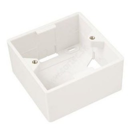 Krabica / box na omietku pod zásuvku SOLARIX SX9, 80x80mm