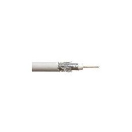 Koaxiálny kábel AMIKO RG6U, PVC, CCS, Dual - Shield, 100m balenie