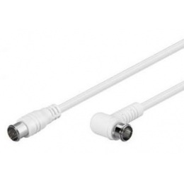 Prepojovací kábel F-konektor QUICK rovný/zahnutý 3,5m