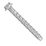 Kotva skrutkovacia do betónu s integrovanou podložkou , Zn vrták o10 mm, o12,5x100 mm