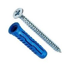 Hmoždinka univerzálna nylonová so skrutkou, o8x40 mm, skrutka o5x60 mm