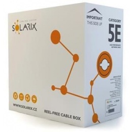 LAN kábel vonkajší SOLARIX CAT5E FTP PE, predaj na metre