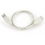 Predlžovací kábel USB-A / USB-A, 2.0, 0,75m, šedý