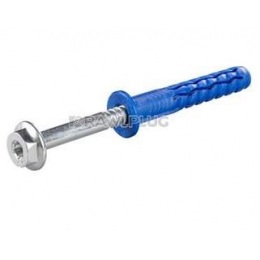Hmoždinka rámová uzlovacia FF1 s krátkou rozp.zónou HEX13+TORX40, zinok biely 10x120 mm