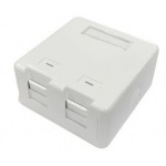 Lanview montážna krabička pre 2 x RJ45 konektor