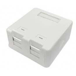 Lanview montážna krabička pre 2 x RJ45 konektor