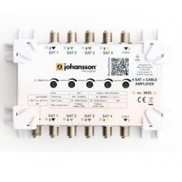 Zosilňovač Johansson 9935F 4xSAT a 1xTERR