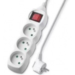 Predlžovací kábel 3 zásuvky 2m Geti GEC32S s vypínačom