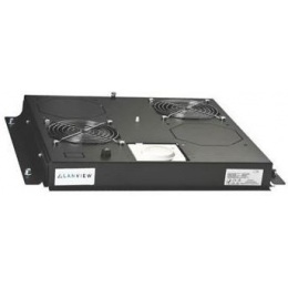 Ventilátorová jednotka s 2 ventilátormi pre 19'' rackové skrine