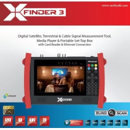 Merací prístroj Amiko X-FINDER 3 - (HEVC S2 + T2/C)