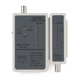 GEMBIRD tester káblov RJ45 a RG58