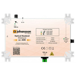 Optický vysielač Johansson 4005, 1550nm/9dBm