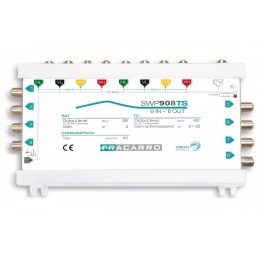 Multiprepínač pre 2 družice FRACARRO SWP908TS