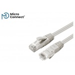Patch kábel MicroConnect CAT6 U/UTP 3m, šedý