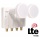 LNB Monoblock Quad DI-WAY 4,3°