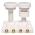 LNB Monoblock Quad DI-WAY 4,3°