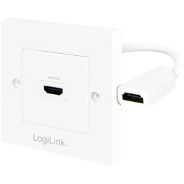 Zásuvka nástenná HDMI samica / HDMI samica